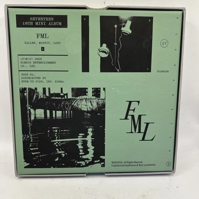 New SEVENTEEN 10th Mini Album FML B Ver CD TARGET EXCLUSIVE Green Poster Books - Image 1 of 4