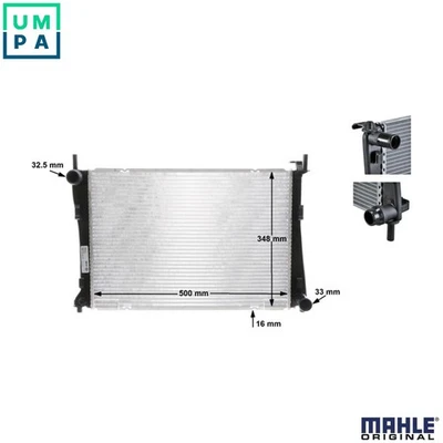 RADIATOR ENGINE COOLING CR 1355 000S FOR ALFA ROMEO MAZDA FORD FUSION 147 1.2L - Image 1 of 4