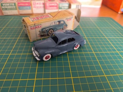 PEUGEOT 203 Miniature 1/43 Norev ORIGINAL dans boîte d'origine. NICKEL! - Photo 1/4