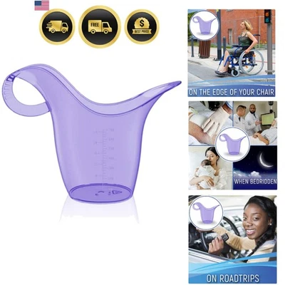 Dispositivo portátil para orinar urinario femenino para mujeres noche cabecera camping senderismo Foto 1 de 4