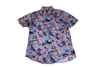 Bonobos Men’s Slim Fit Button Up Hawaiian Shirt Size Large (Fits Like A Medium) - Picture 1 of 5