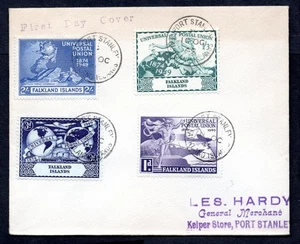 Falklandinseln - 1949 UPU 75th Anniversary First Day Cover - Bild 1 von 2