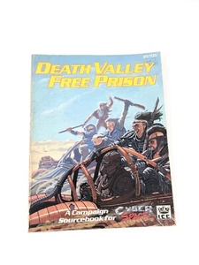 Libro campagna cyberspazio vintage 1990 Death Valley Free Prison #5105 RPG I.C.E. - Foto 1 di 9
