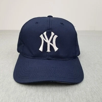 DE COLECCIÓN Gorra de los Yankees de Nueva York Gorra Snap Back Logo Liso Azul MLB Grossman G Cap Foto 1 de 4