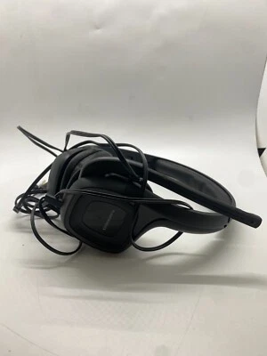 Plantronics Audio 355 Multimedia Headset with Mic Aux Microphone Black KO A355 - Image 1 of 4