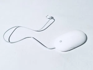 APPLE Mighty Mouse Scrollball-Maus - Weiß (A1152) mit USB-Kabel - Bild 1 von 5