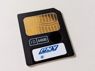 PNY 64MB SMARTMEDIA MEMORY CARD for FUJI FINEPIX & OLYMPUS Digital Camera RETRO - Image 1 of 4