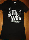 New W/O Tag Black The Who Maximum R&B Logo T Shirt Ladies Medium