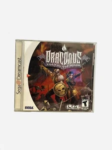 Draconus Cult Of The Wyrm Dreamcast Game Vintage Sega CIB W/ Registration Card - Picture 1 of 5