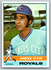 1976 Topps #510 Amos Otis Kansas City Royals Baseball Trading Card