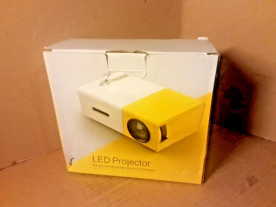 Excelvan YG300 Mini Portable LED Pocket Projector BOXED, MISSING PSU - Image 1 of 4