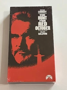 The Hunt for Red October (VHS, 1990) - Neu versiegelt - Klassischer Thriller aus dem Kalten Krieg - Bild 1 von 5