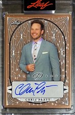 Chris Pratt 2023 Leaf Decadence Pop Century SP Bronze Framed Auto Autograph #5/5