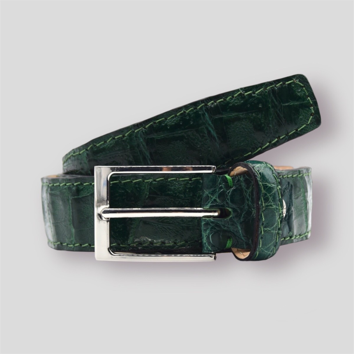 Cintura Vera Pelle Nera Cintura Donna ARIAT In Vera Pelle - Fibbia Argento Anticato Con Motivo Floreale Cintura Donna Pelle - Foto 5