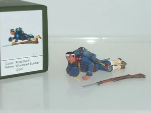 TEAM MINIATURES RJWJ6011 JAPANESE ARMY INFANTRY SOLDIER WOUNDED CASUALTY LAID - Imagen 1 de 2