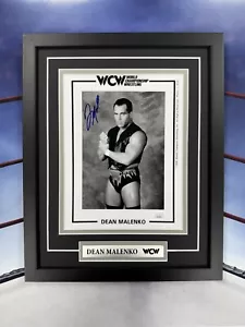 Foto firmata Dean Malenko Jsa Auto personalizzata incorniciata WCW Wrestling - Foto 1 di 4