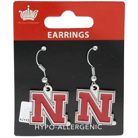 Nebraska Cornhuskers Dangler Earrings Cover