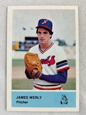 1980 Nashville Sounds-Minor League Baseball Card-James Werly