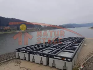 Hausboot Ponton Schwimmkörper Floß Plattform Hauseboat - Bild 1 von 3