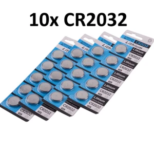 10x CR2032 3V LITHIUM CELL Button BATTERY 2032 Batteries Car Key Toy AU - Picture 1 of 4
