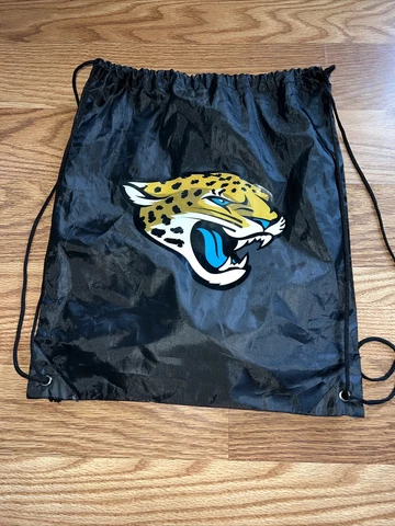 Jacksonville Jaguars Player Drawstring Backpack Bag NFL Black Cover