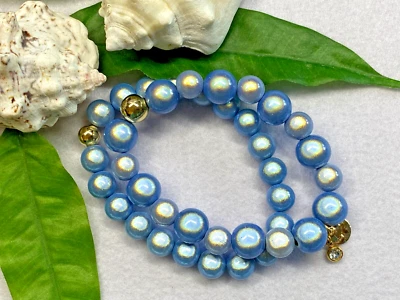 2 St. Armband Miracle Beads + Gr. M Magic Beads Edelstahl Anhänger #1022-4 - Bild 1 von 4