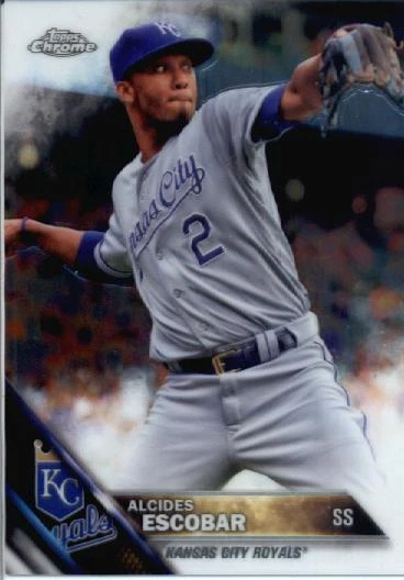 2016 Topps Chrome #117 Alcides Escobar - NM - Image 1 of 1