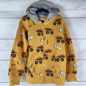 Niños Sudadera con Capucha Chaqueta Cremallera 5T 6 S Niños Pequeños Algodón Monster Truck Coche - Imagen 1 de 14