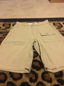 Tommy Hilfiger Jungen Cargo Shorts Taschen Freizeit Gr. 12 braun khaki - Bild 1 von 9