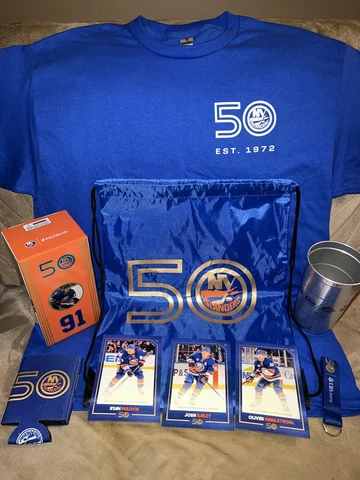 New York Islanders SGA 2023: Butch Goring Bobblehead, T-Shirt, Postcards, Others Cover