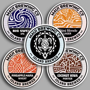 Maui Brewing Company Decal - Hawaiian Craft Beer Bumper Window Sticker IPA Lager - Bild 1 von 6