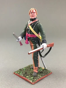 Bemalte britische 95. Gewehre Offizier 60mm 1/30, Metallspielzeug Soldat VID SOLDATEN - Bild 1 von 14