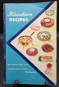 Vintage 1955 KNUDSEN REZEPTE 65 Seiten Heft MOLKEREI Werbung - Bild 1 von 9