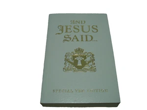 And Jesus Said… 1997 Special TBN edition Religious Free P & P - Foto 1 di 6