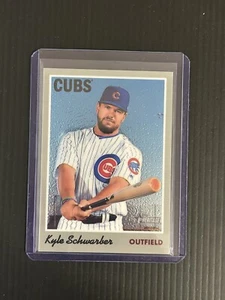 2019 Topps Heritage Chrome #d 101 /999 Kyle Schwarber #THC-117 B2 - Picture 1 of 2