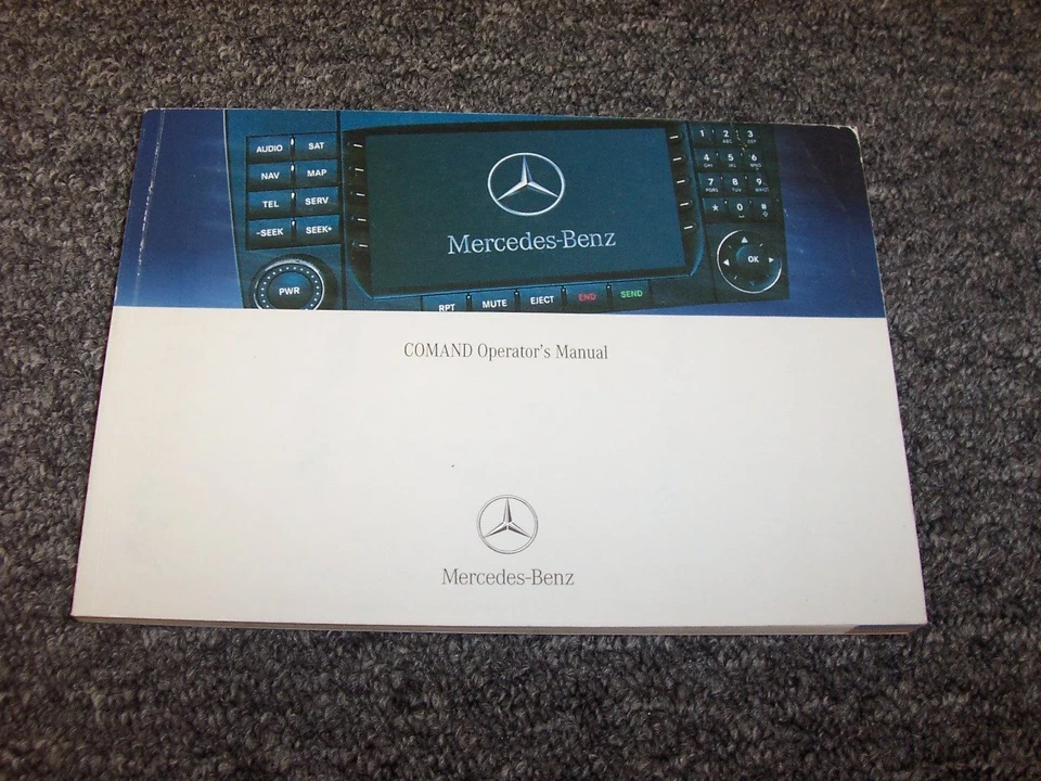 Mercedes Benz C230 C280 C350 2007 clase C sistema de navegación comando manual del propietario Foto 1 de 1