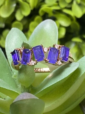 Bomb Party Ring Size 9 RBP5943 “Linked In love” 💜💍💜 Original Collection - Image 1 of 4