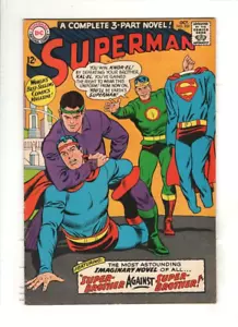 SUPERMAN #200 Fine+, Curt Swan cvr, Wayne Boring Art, "Super Brothers", DC 1967 - Bild 1 von 2