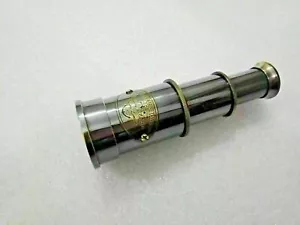 Spyglass Telescopio Marittimo Ottone Nautico Antico Telescopio Marina Collezionismo - Foto 1 di 3