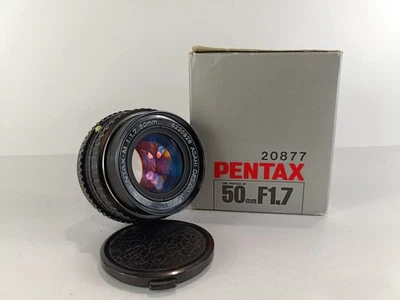 Asahi SMC Pentax-M 50mm f/1.7 Manual Focus Prime Lens . + Caps In Original Box - Image 1 of 4