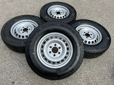 4 WINTERRÄDER MERCEDES SPRINTER W907 225/75R16C 121/120R CONTINENTAL 2021 NEU  - Bild 1 von 4