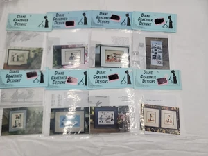 Lot of 8 Different Diane Graebner Amish Cross Stitch Patterns / Charts Unused - Picture 1 of 9