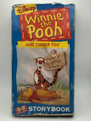 WALT DISNEY WINNIE THE POOH AND TIGGER TOO STORYBOOK CLASSICS VHS  - Image 1 of 2