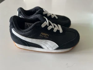 Puma Easy Rider Toddler Boys Black & White Sneakers SZ 7C - Picture 1 of 10