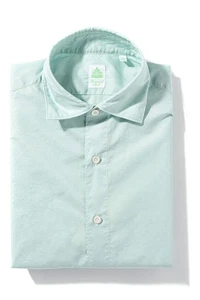 Finamore Napoli Bornean Superlight Cotton in Green - Picture 1 of 4