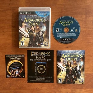 El Señor de los Anillos Aragorn's Quest (PlayStation 3 Ps3) Excelente CIB Completo - Imagen 1 de 5