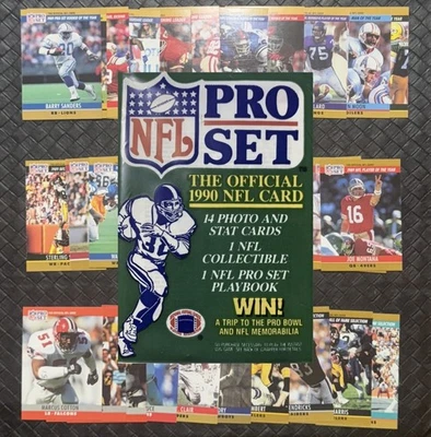 1990 PRO SET NFL FOOTBALL Trading Cards Complete Your Set U Pick SANDERS 4/4 - Image 1 of 2