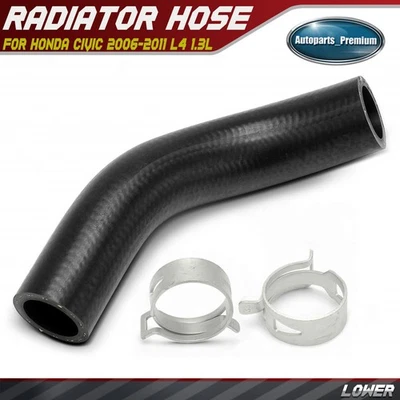 Manguera de refrigerante de radiador inferior con abrazadera para Honda Civic 2006-2011 1,3 L 19502RMX000 Foto 1 de 4