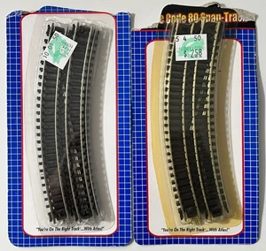 Atlas N Scale Code 80 Nickel Silver 9-3/4" Curved Track #2510 - Picture 1 of 2