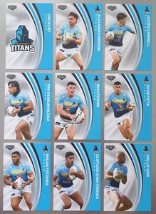 2024 NRL Elite Base Team Set (9 Cards) Gold Coast Titans - Picture 1 of 3